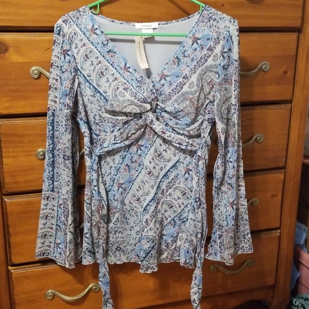Dress barn Long sleeve blouse